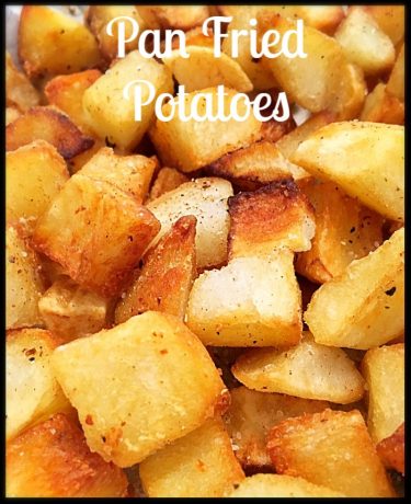 Pan fried Papas