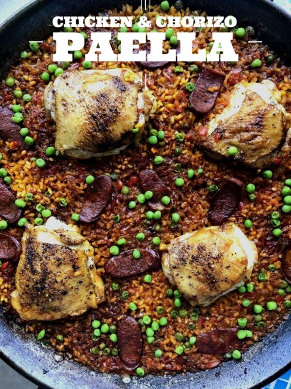Skillet Chicken and Chorizo Paella Recipe