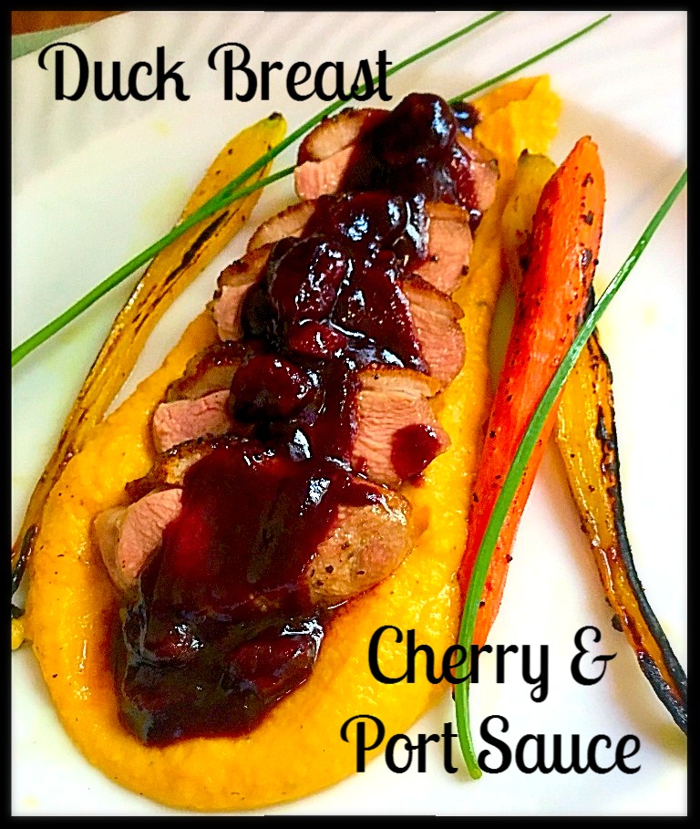 Duck & Cherry Port Sauce - Chef Crusco Catering - Residential