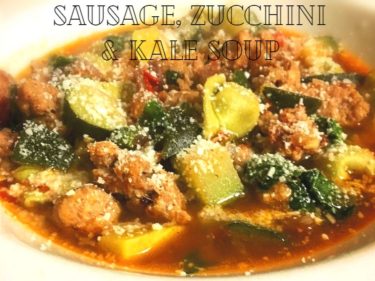 Zucchini-Kale-Sausage Soup - pic